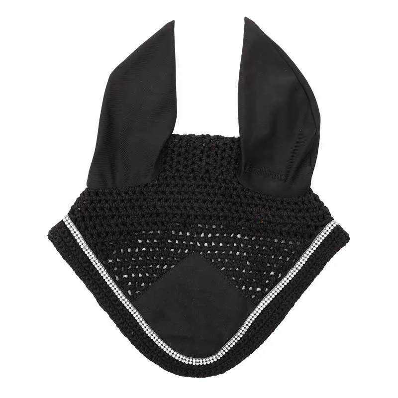 Kavalkade Rhinestone Fly Veil - Black